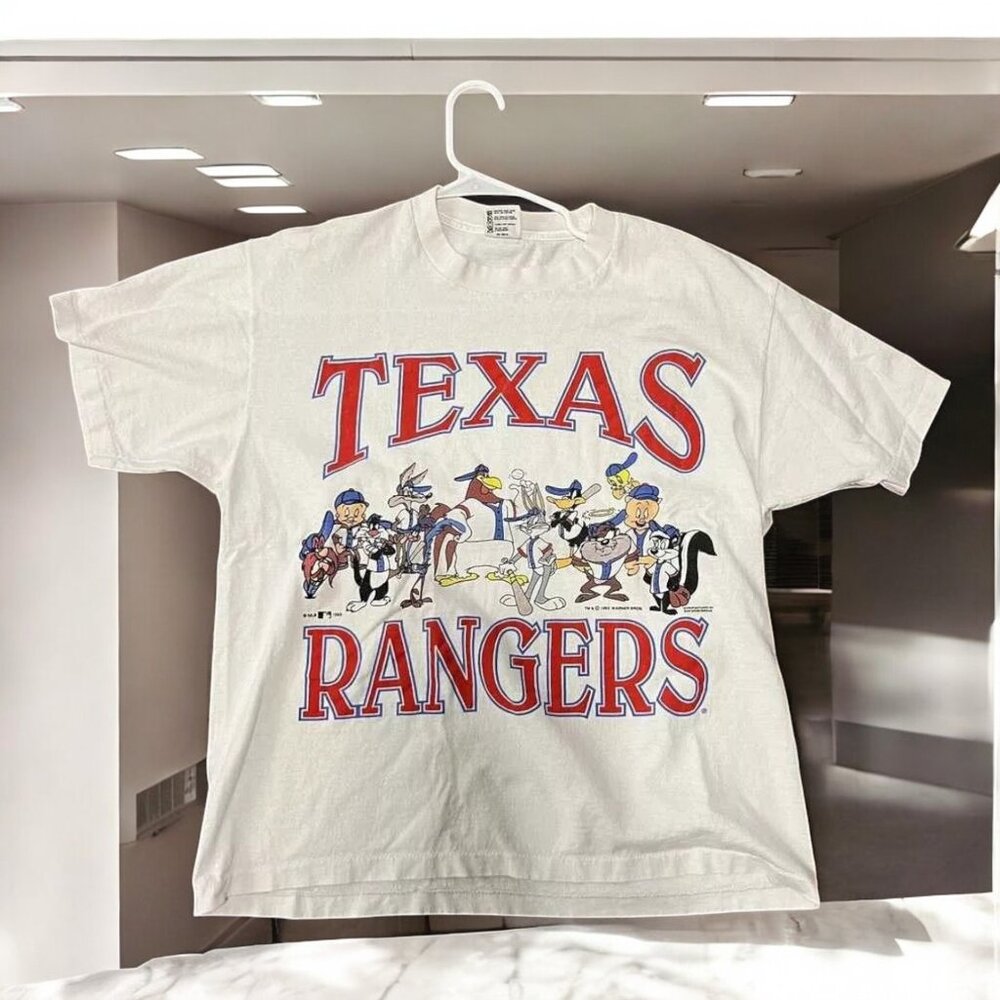 Vintage Texas Rangers T-shirt White Color Shirt AN44858